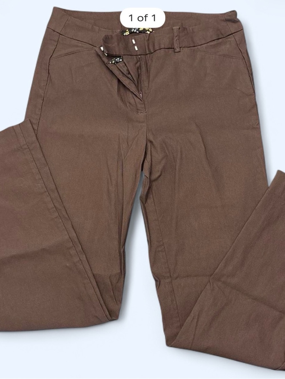 Nanette Lepore Brown Straight Leg Pants